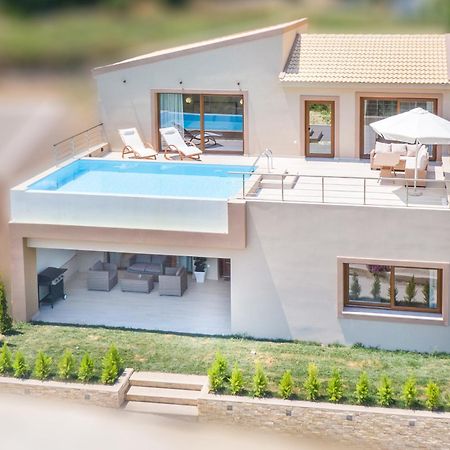 Villa Vasillis-Heated Swimming Pool With Infinity View Vitaládes Exterior foto