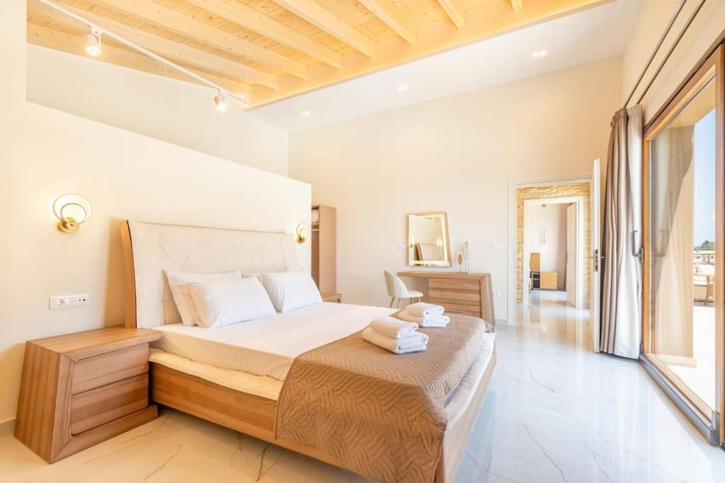 Villa Vasillis-Heated Swimming Pool With Infinity View Vitaládes Exterior foto