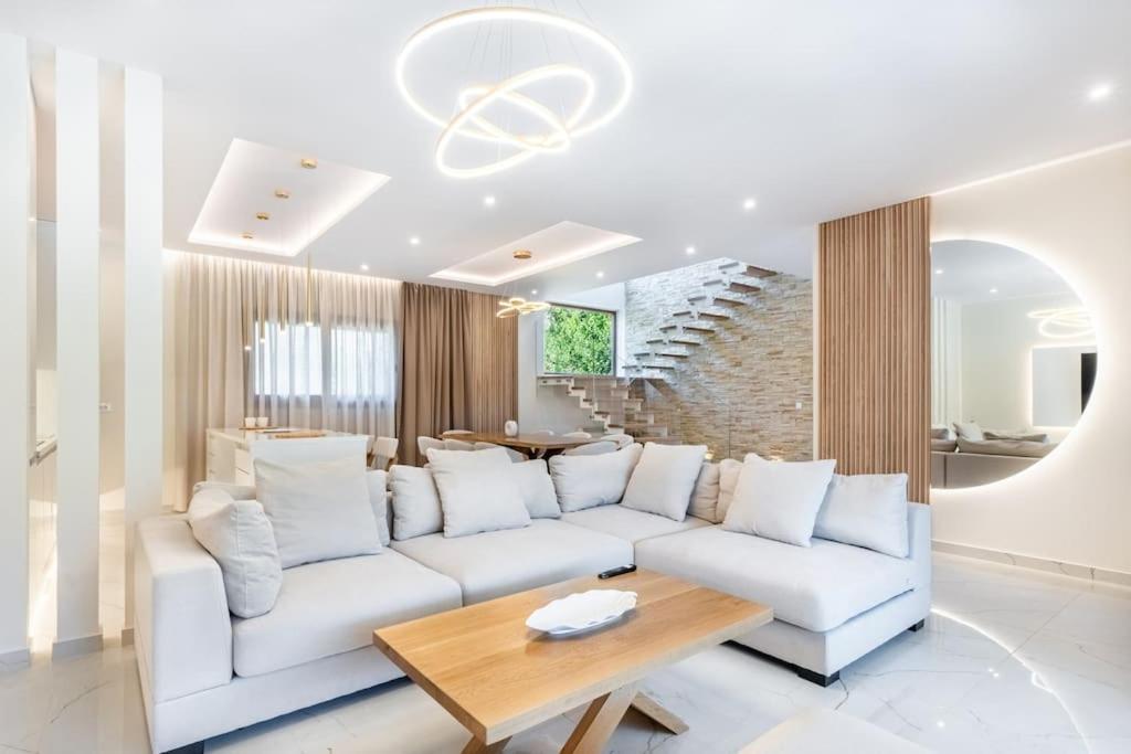 Villa Vasillis-Heated Swimming Pool With Infinity View Vitaládes Exterior foto