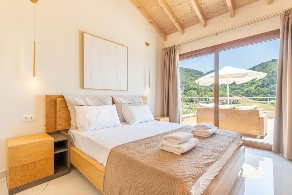 Villa Vasillis-Heated Swimming Pool With Infinity View Vitaládes Exterior foto